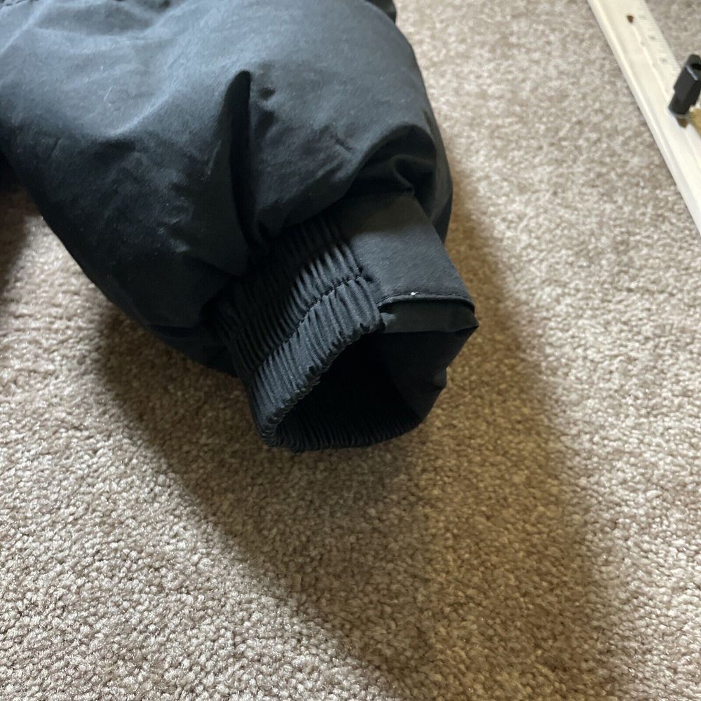 First Down Duck Down Jacket Large Black Full Zip … - image 5